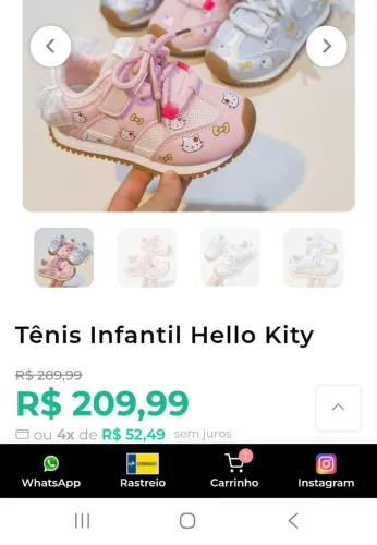 Tênis Novo Hello Kitty Nr 29