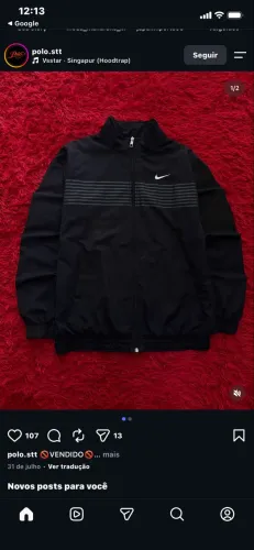 Jaqueta Nike rara muito rara