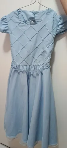 Vestido de festa+Laço/ batizado/casamento