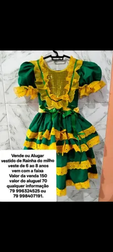 Vestido de rainha do milho ?