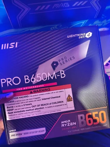 VENDO PLACA MAE MSI PRO B650M-B .