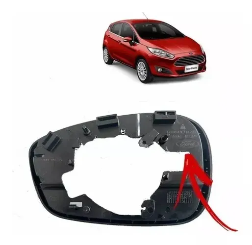 Aro Moldura Retrovisor New Fiesta - carcaça completa
