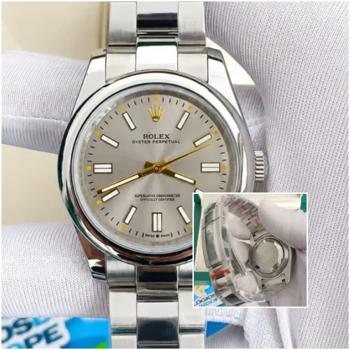 Relógio ROLEX OYSTER PERPETUAL AUTOMÁTICO FUNDO PRETO