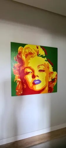 Quadro Marilyn Monroe 1m × 1m