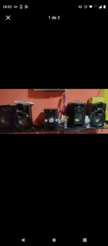 Aparelho de som Panasonic 350 reais