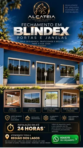 FECHAMENTO EM BLINDEX ? PORTAS E JANELAS