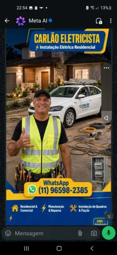 Eletricista Residencial e comercial