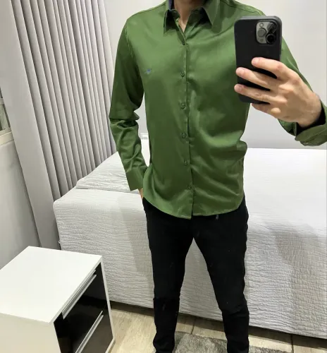 Camisa Social Verde TRT