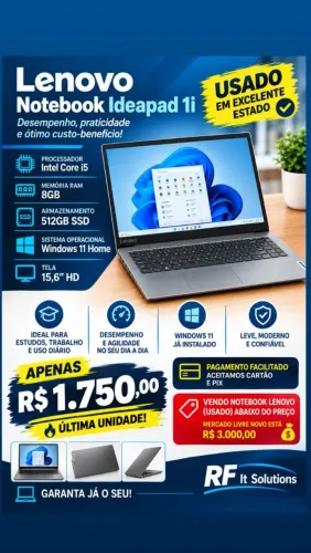Notebook Lenovo