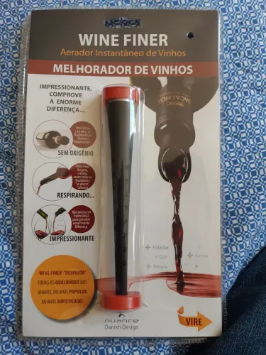 Novo: Wine Finer aerador de vinho de design Dinamarquês