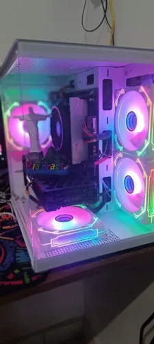CPU: RAZEN 5 5600GT, 16GB DE RAM, 4 FANS RBG SEM PLACA DE VIDEO
