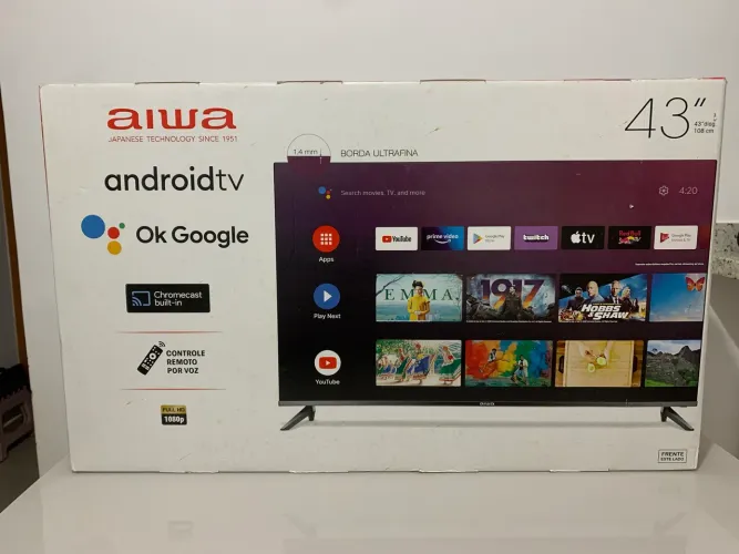 TV 43 Polegadas (Sem Uso / Na Caixa)