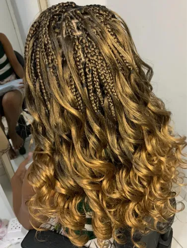 Tranças French Curl 