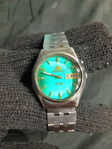 Relógio orient automático verde Tiffany 