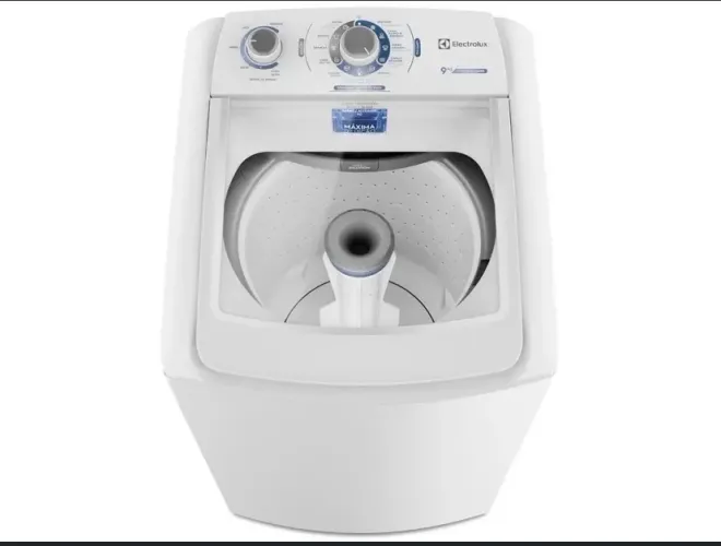 Lavadora de Roupas Electrolux 9kg 10 Programas de Lavagem Branco Efficient