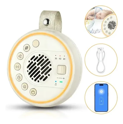 Aparelho De Som Bebês Dormir Para Quarto 22 Sons+bluetooth