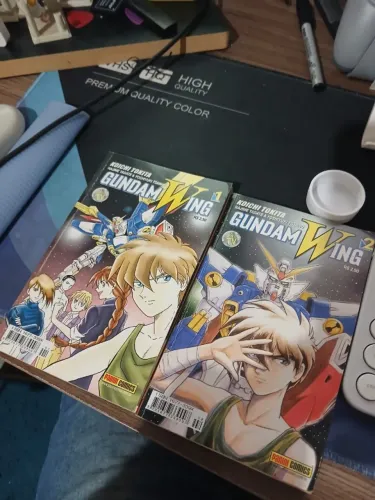 Mangá - Gundam Wing - Volume 1 e 2 - Em estado bom - Panini