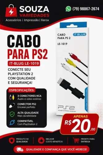 Cabo para PS2 