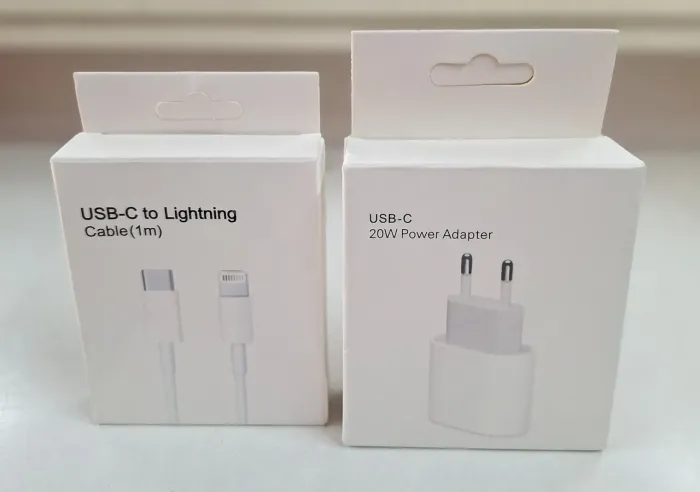 Kit Carregador Turbo 20W p/ iPhone (Fonte + Cabo 1m) - Pronta Entrega