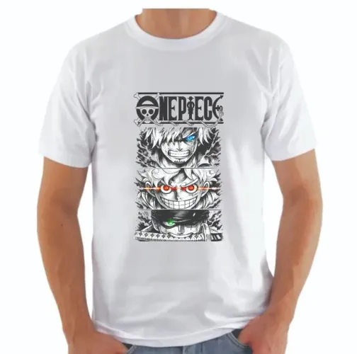 Camiseta One Piece 100% poliester tamanhos (P/M/G)