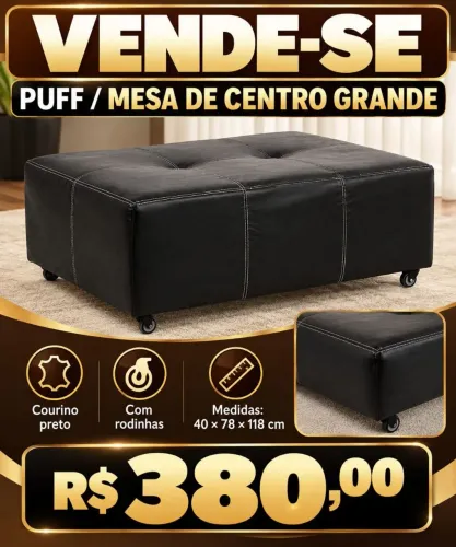 Mesa de Centro ou Puff Courino