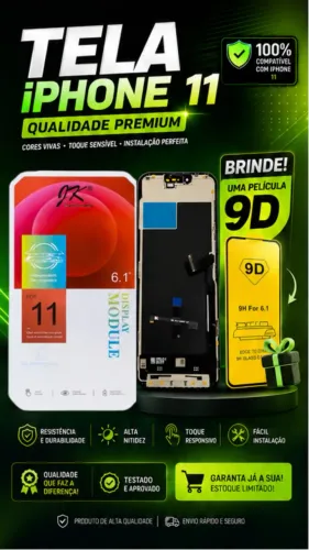 Tela iPhone 11 Lacrada na caixa