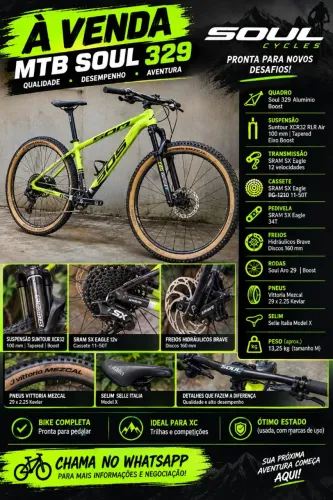 Bike SOUL aro 29 bicicleta mountain bike
