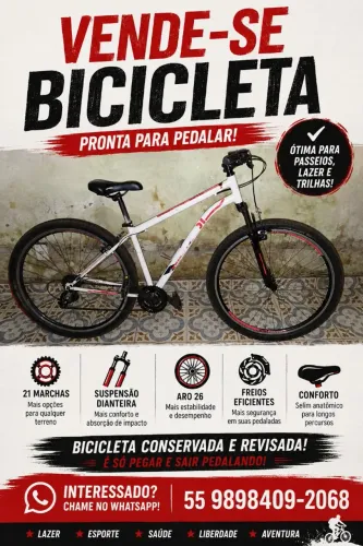 Bicicleta aro 26 completa