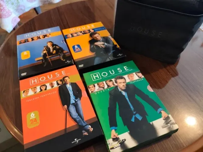 Box DVDs House MD serie (4 primeiras temporadas) - Original