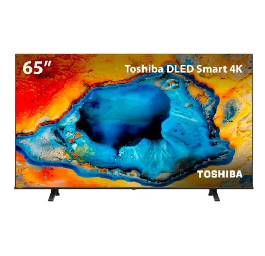 Smart TV 65" Google VIDAA 4K DLED TOSHIBA