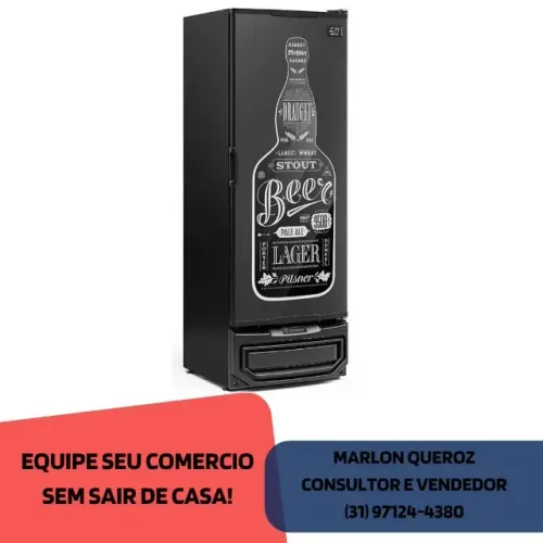 Cervejeira Porta Cega 410L Gelopar