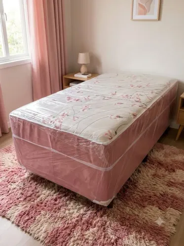 Cama box solteiro de espuma alta confortável 350$ Entrega grátis