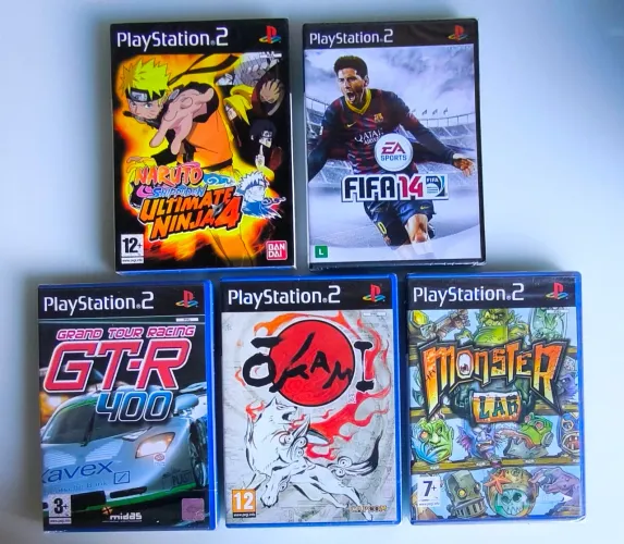 Jogos PS2 Lacrados e Originais