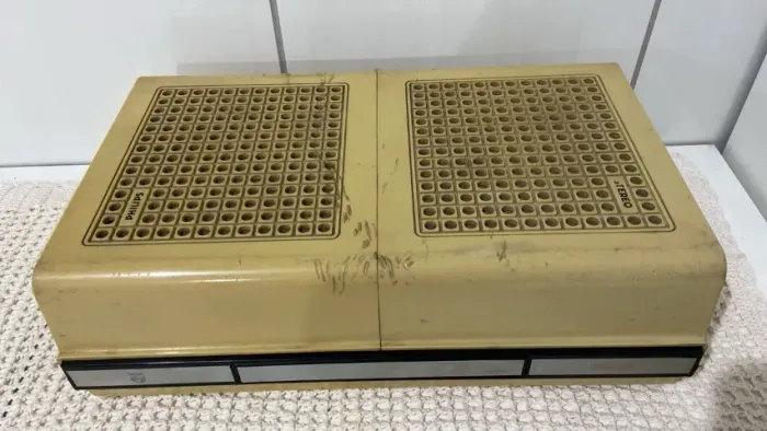 Vitrola Portátil Toca Discos Philips 623 Vintage (Leia)