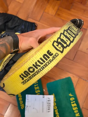 Slackline Profissional Gibbon usado pouquíssimas vezes