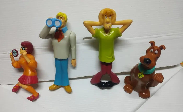 Bonecos miniatura Scooby Doo burger king