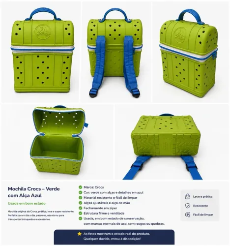 Mochila Infantil Crocs