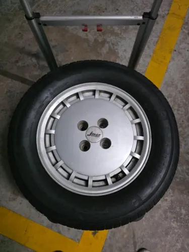 Rodas Branshatch Joly aro 14 prata 4x100 as 4 Rodas exclusivas retro