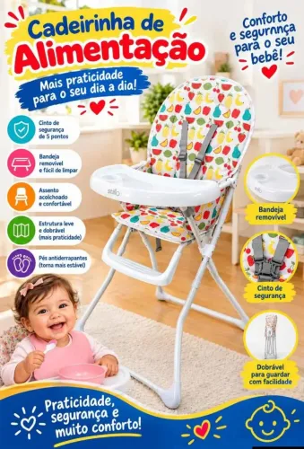 CADEIRINHA DE ALIMENTAÇÃO