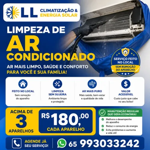 limpeza de ar condicionado