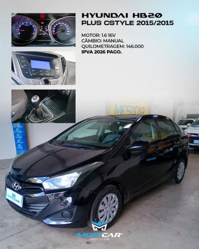 Hyundai HB20S C.plus/c.style 1.6 Flex 16V Mec.4p 2015