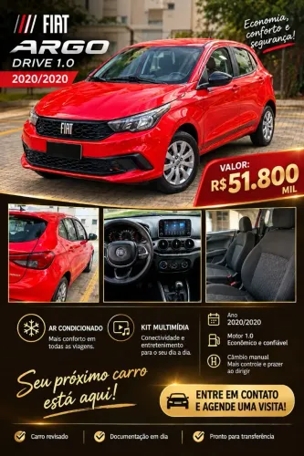 Fiat Argo Drive 1.0 6V Flex 2020
