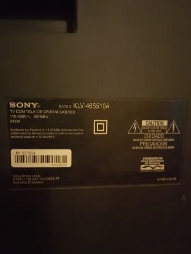 TV SONY 46" Tela para reposição