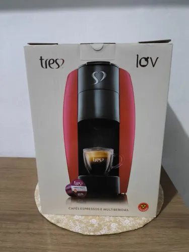 Cafeteira 3 Corações - Espresso e Multibebida LOV Preta - 127V