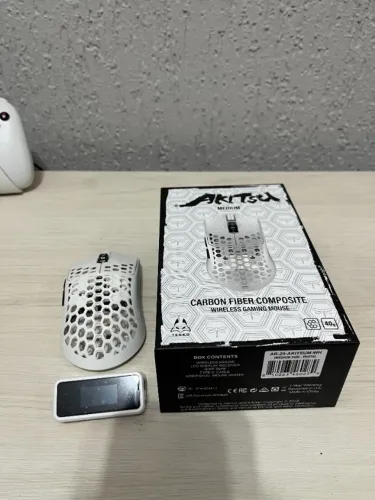 Mouse Akitsu Medium Branco