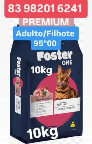 FOSTER ONE GATO PREMIUM 10KG ADULTO/ FILHOTE