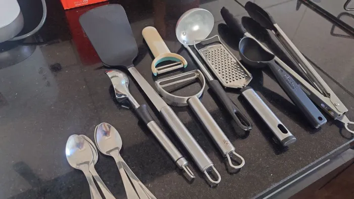 Utensílios de cozinha usado