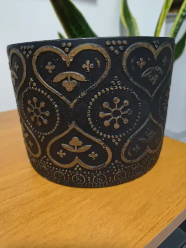 Vaso decorativo artesanal