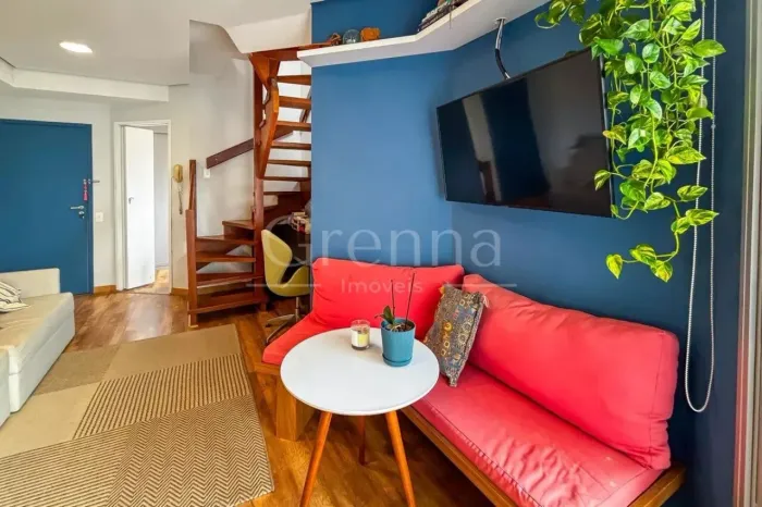 Cobertura Mobiliada de 90 m² com Garden Privativo em Pinheiros