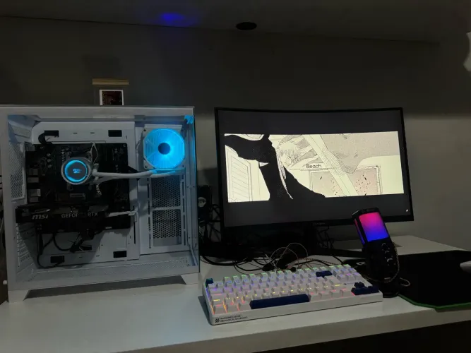 Pc gamer ryzen 7 5700x3d rtx 4060 para sair logo